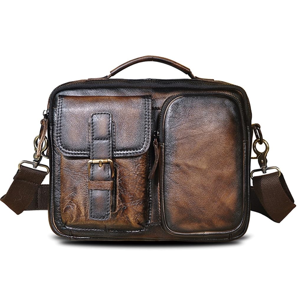 Sac bandoulière homme en cuir pleine fleur un cadeau élégant et durable pour lui