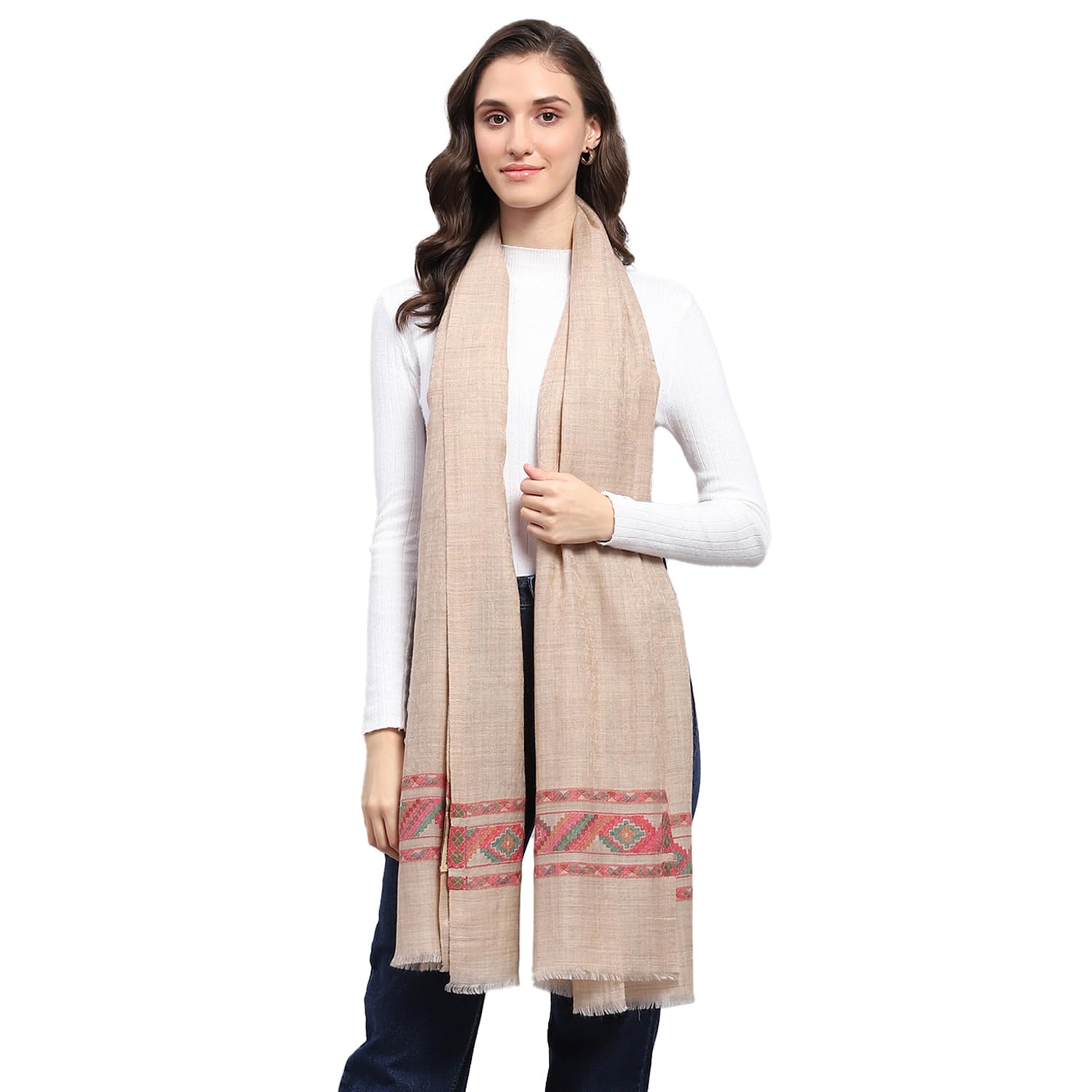 monte carlo Womens Self Design Stole (224STL4449)-picture-30