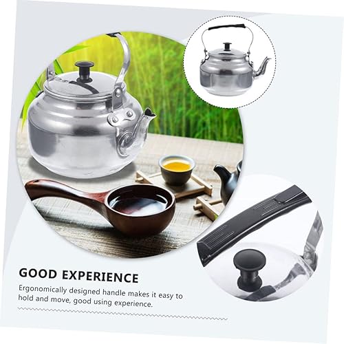 Miniatura 9 de Tetera de aleación de aluminio con filtro para hervir té y agua para uso doméstico y camping