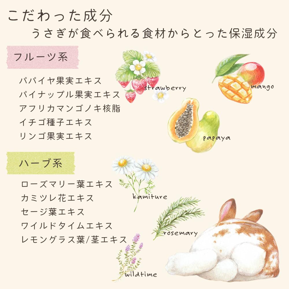 Amazon | うさぎと一緒に暮らす人のためのボディクリーム ハンド