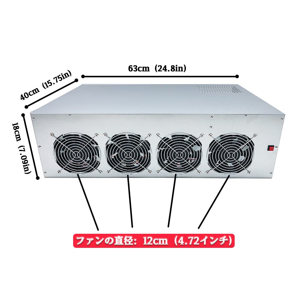 BTC S37 マイニングマシンケース Elecbee BTC-S37 Mining Rig Frame Mining Case 8 GPU Mining