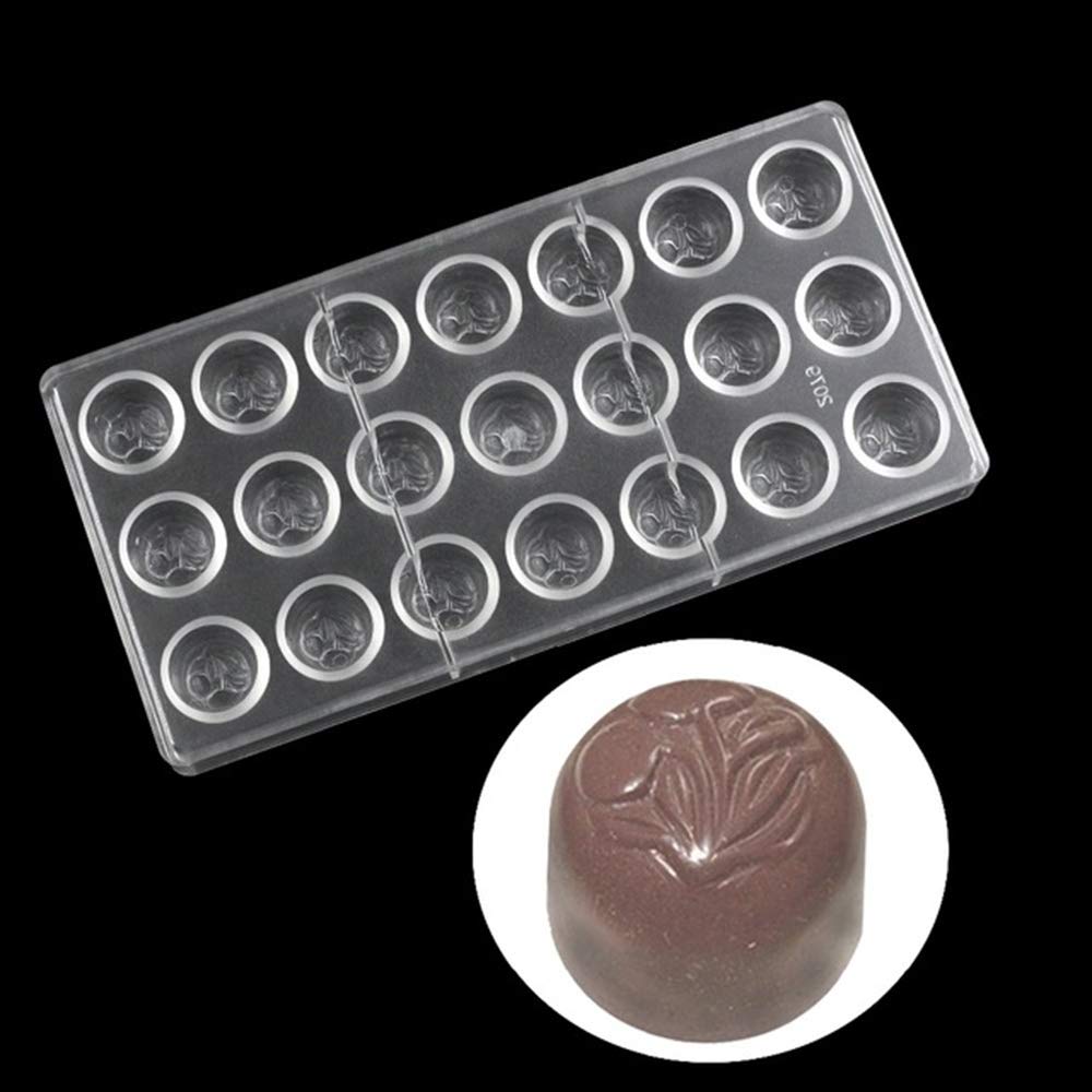 21 Holes Cherry Shape Polycarbonate Chocolate Mold 3D Chocolate Making