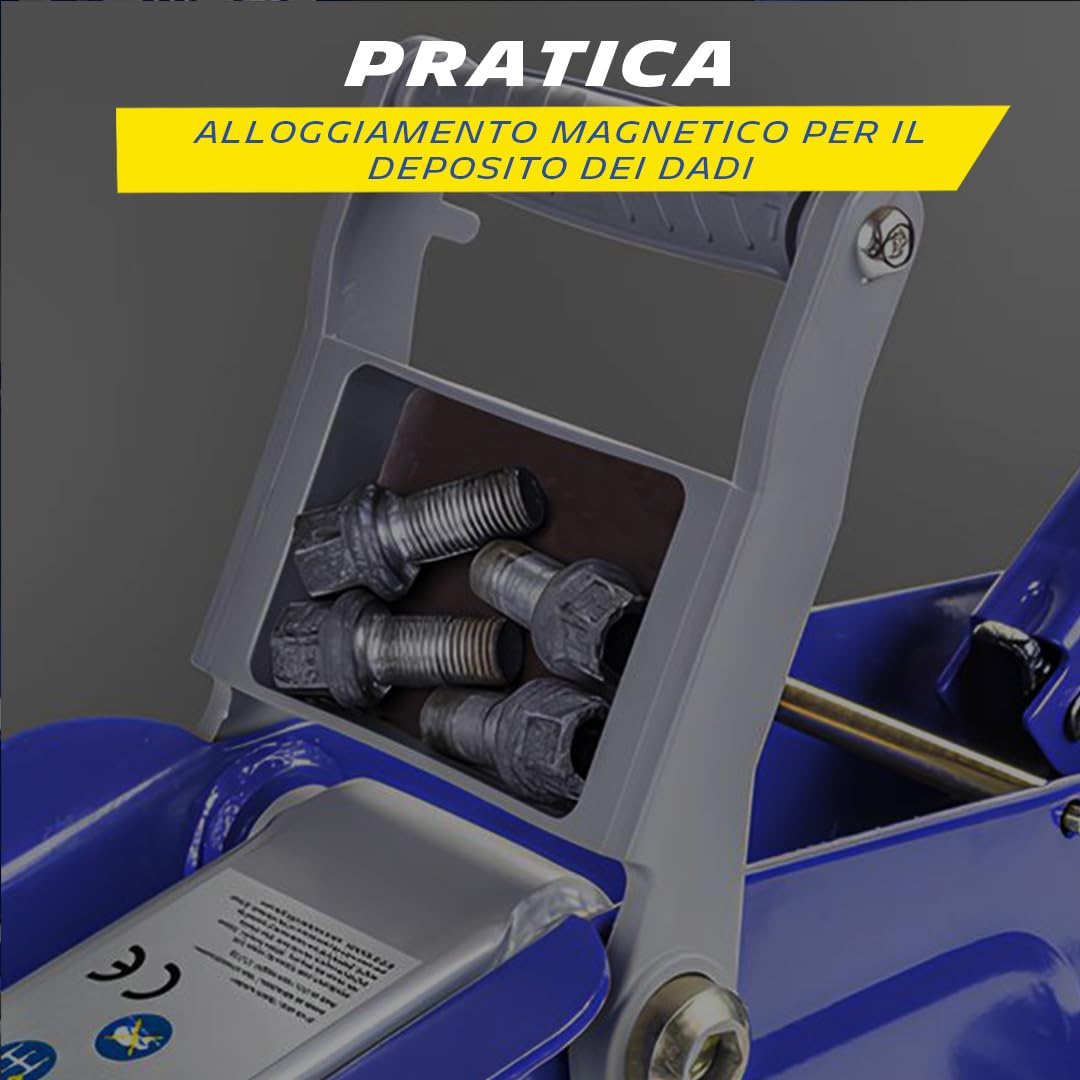 MICHELIN Cric idraulico a carrello da 1,8 tonnellate