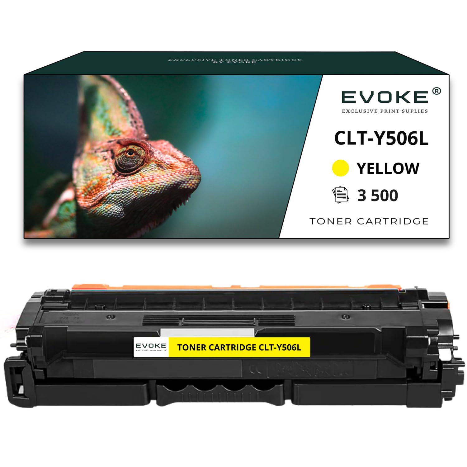 EVOKE CLT-K506L CLT-C506L CLT-M506L CLT-Y506L Toner Kompatybilny z SAMSUNG CLP-680 CLP-680DW CLP-680ND (Zestaw CMYK) 16500 Stron