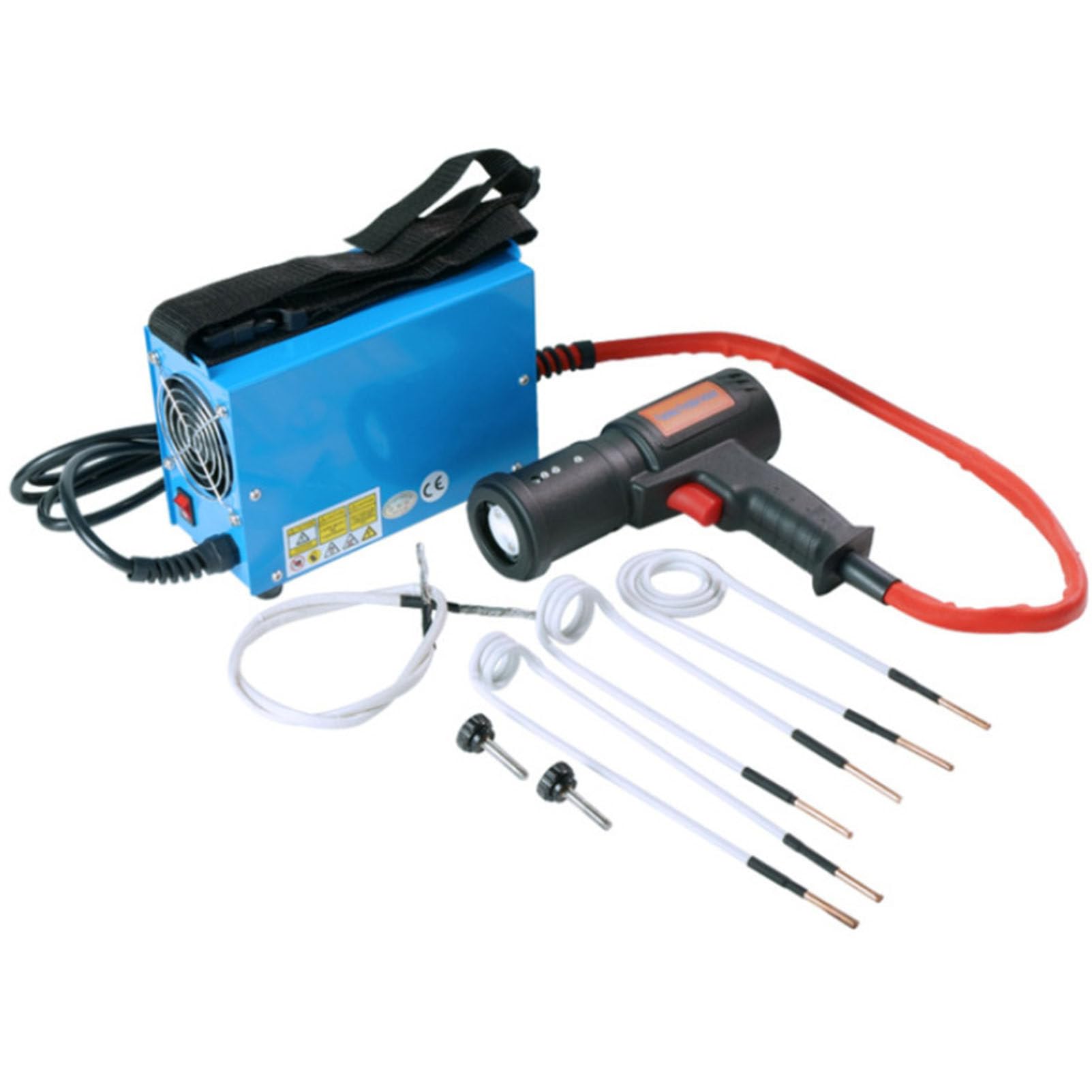 Electromagnetic Induction Heater 1500W - Hand-Held Flameless Tool for Heating Rusty Screw Bolts, Nuts, and Bearings Safely Remove Kit