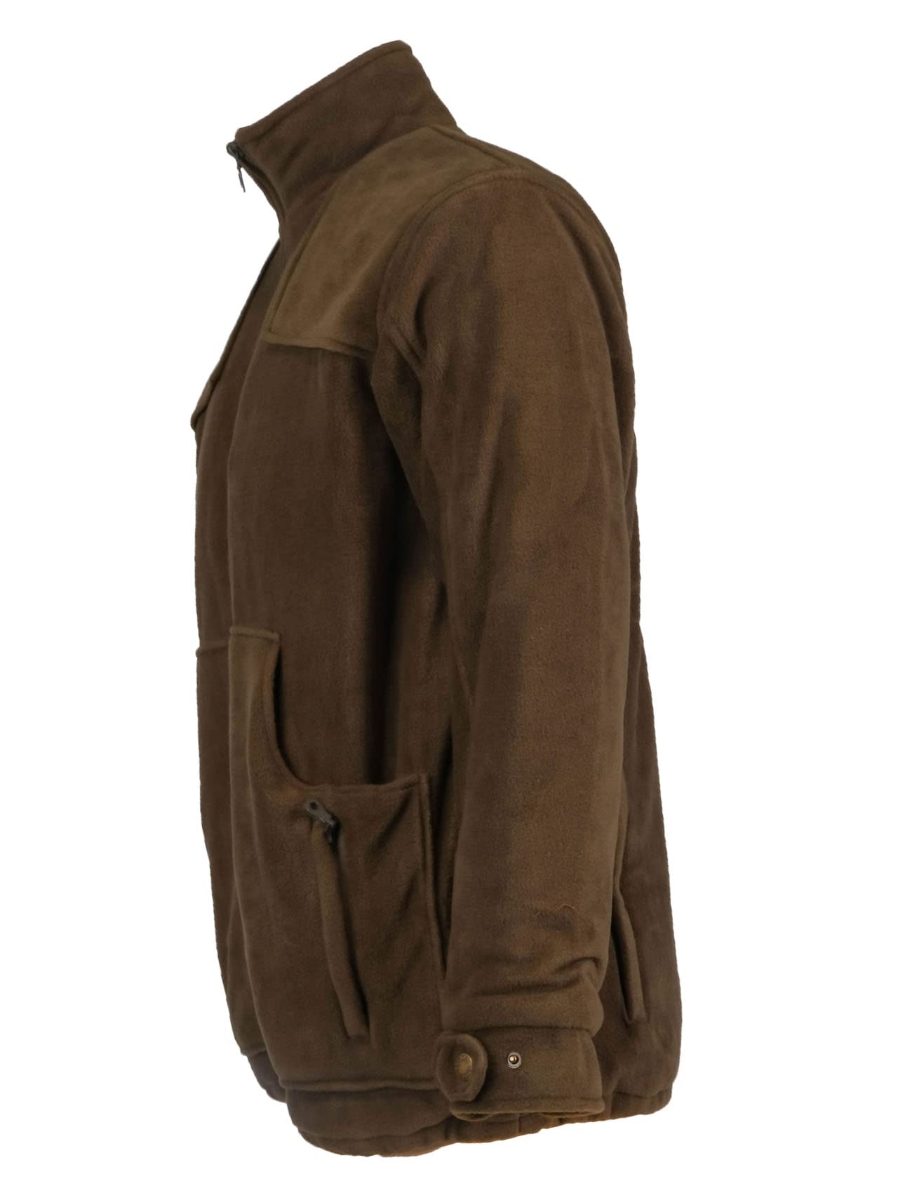 fratelliditalia.org Maglione Pile Zip Montagna Giacca Tasche Neve Caccia Cacciatore