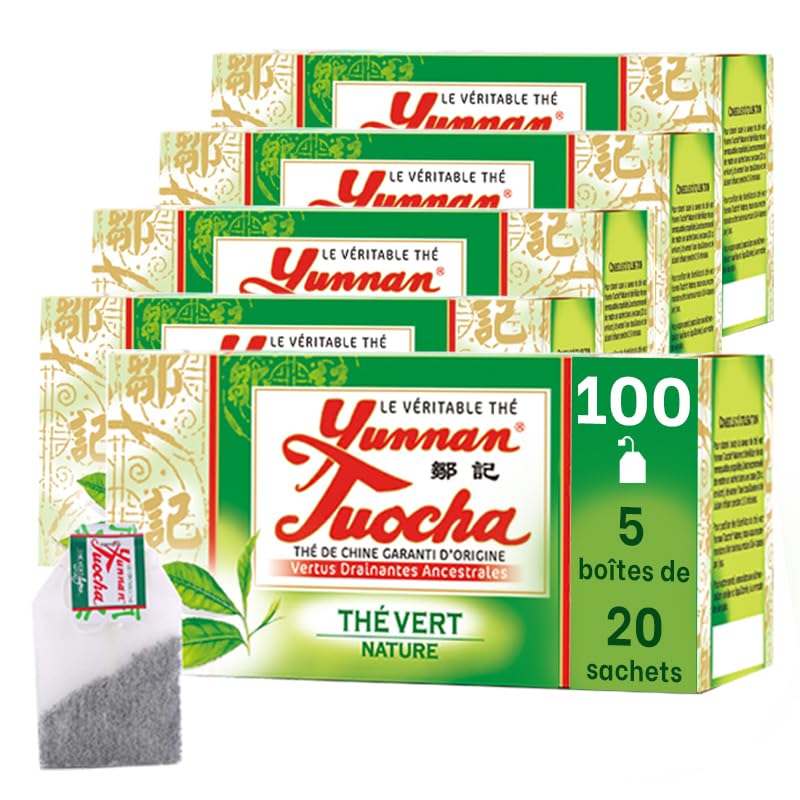 Thé vert Yunnan Tuocha Zouji riche en antioxydants naturels pour purifier le corps au quotidien