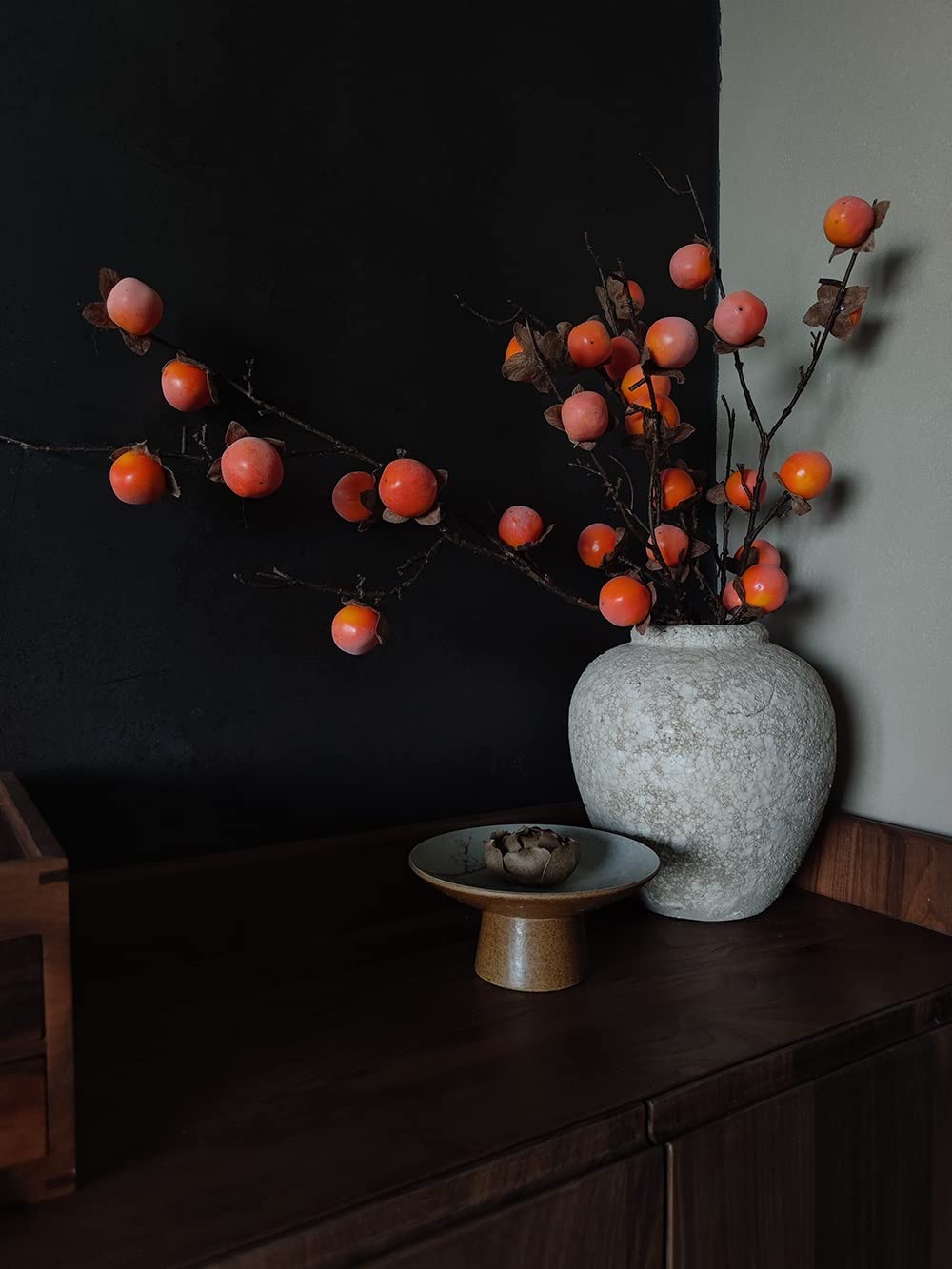 Jarrón de escritorio, jarrón de suelo retro para el hogar, jarrón moderno con flores secas, adornos decorativos, macetas de barro retro, cerámica de piedra hecha a mano, decoración para sala de estar