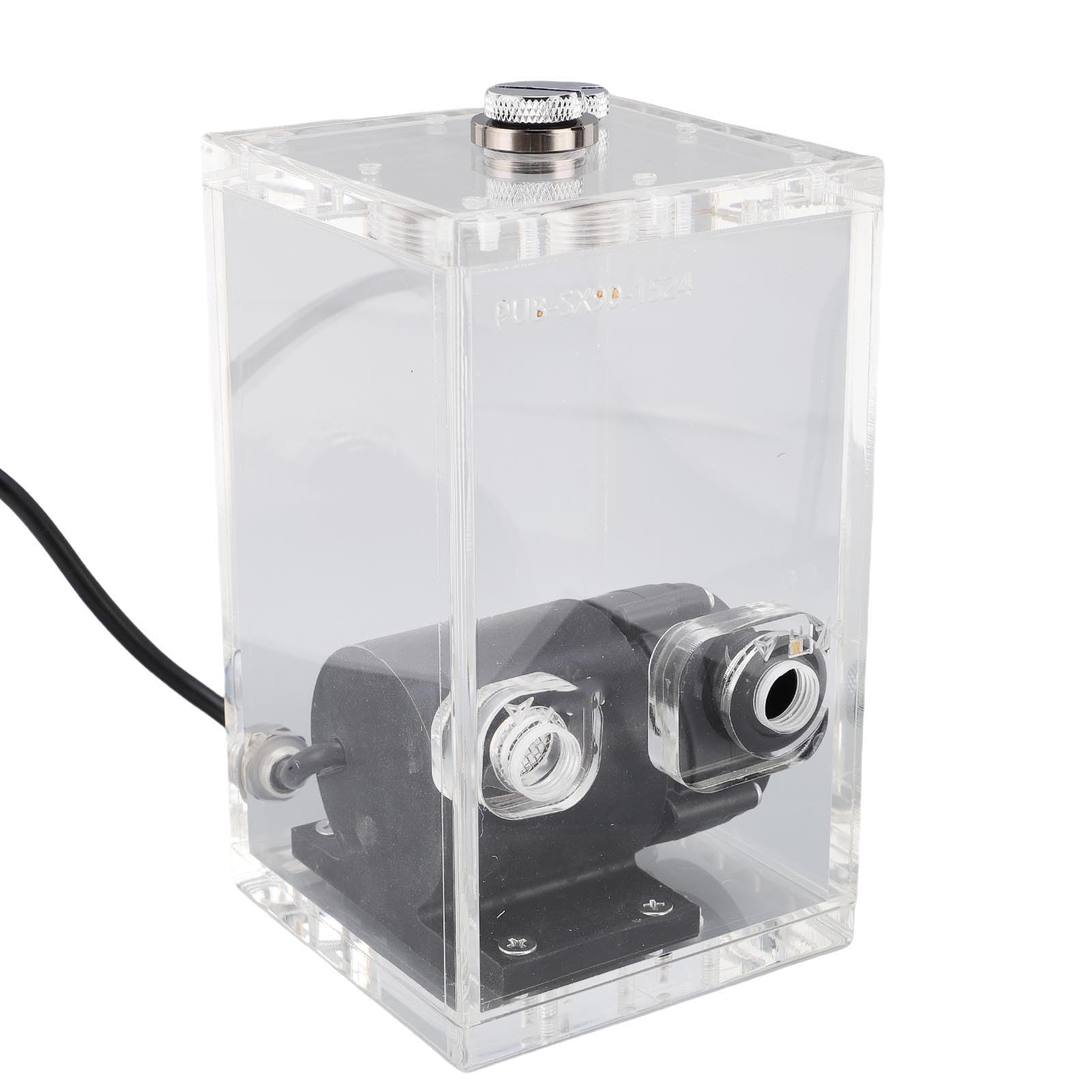Zunate Combinación de Tanque con Bomba de Refrigeración por Agua para PC Optimizada para una Refrigeración Eficiente Diseño Acrílico de 850 Ml para Construcciones Personalizadas