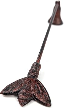 Black Ginger Cast Iron Candle Snuffer, Traditional Design, 30cm (Bee)