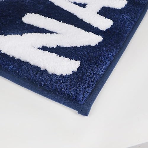 Miniatura 4 de Zeeinx Alfombra de baño con texto en inglés Get Naked, bonita alfombra de baño antideslizante de microfibra absorbente, divertida decoración de baño
