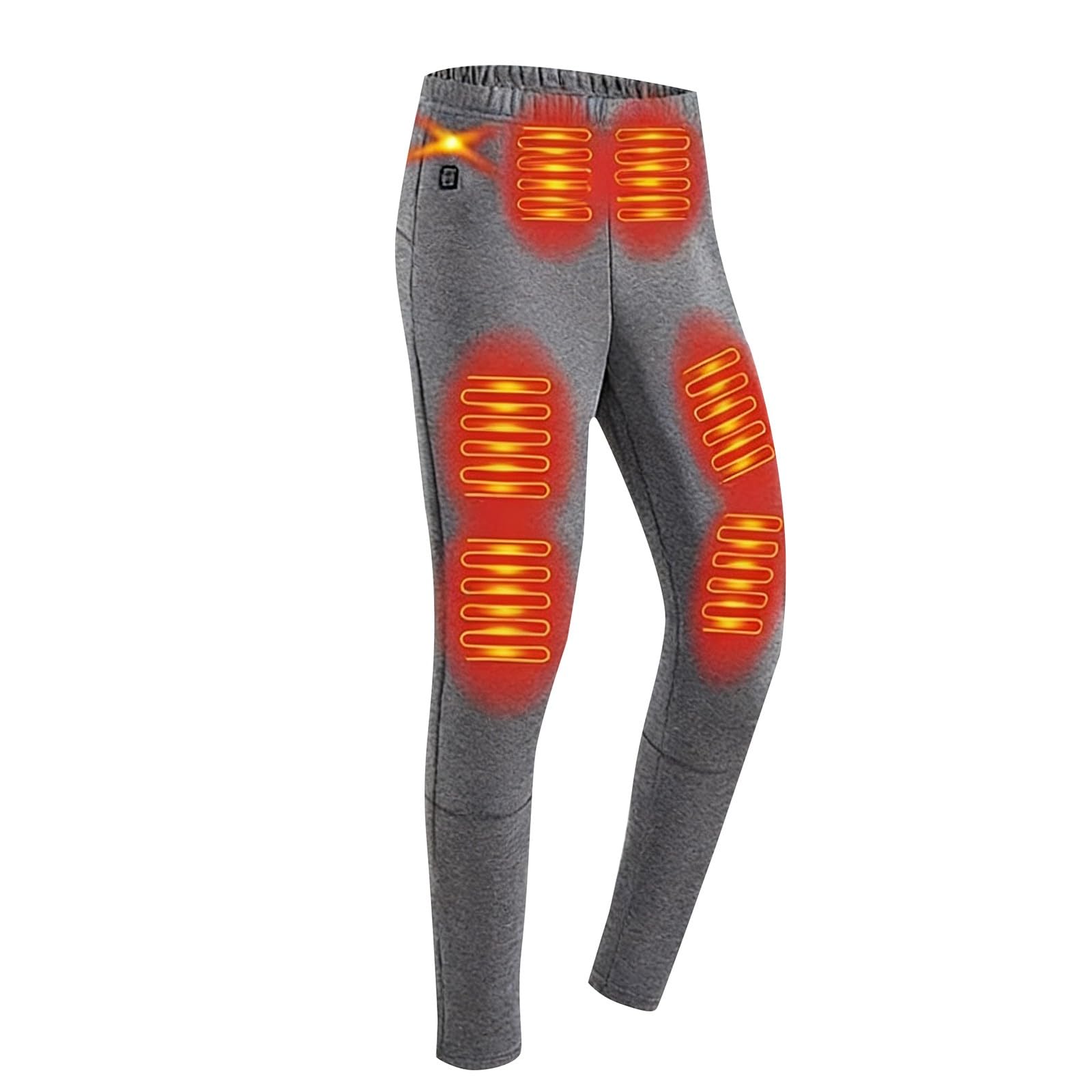 Pantaloni da uomo moderni, comodi e riscaldabili termici da uomo per l'inverno, tinta unita, pantaloni da uomo