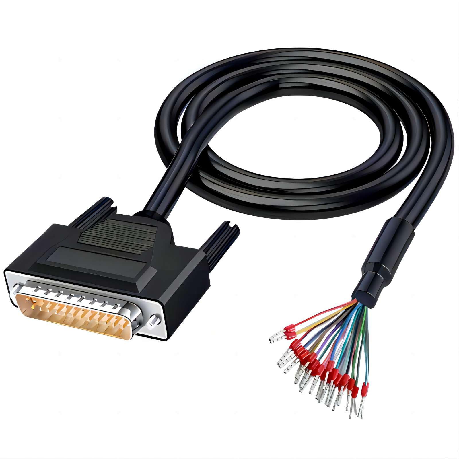 3 metri DB25 maschio RS232 25 pin cavo di prolunga seriale RS232 D-SUB DB25 seriale a 25 Bare Wire Breakout Board Connector
