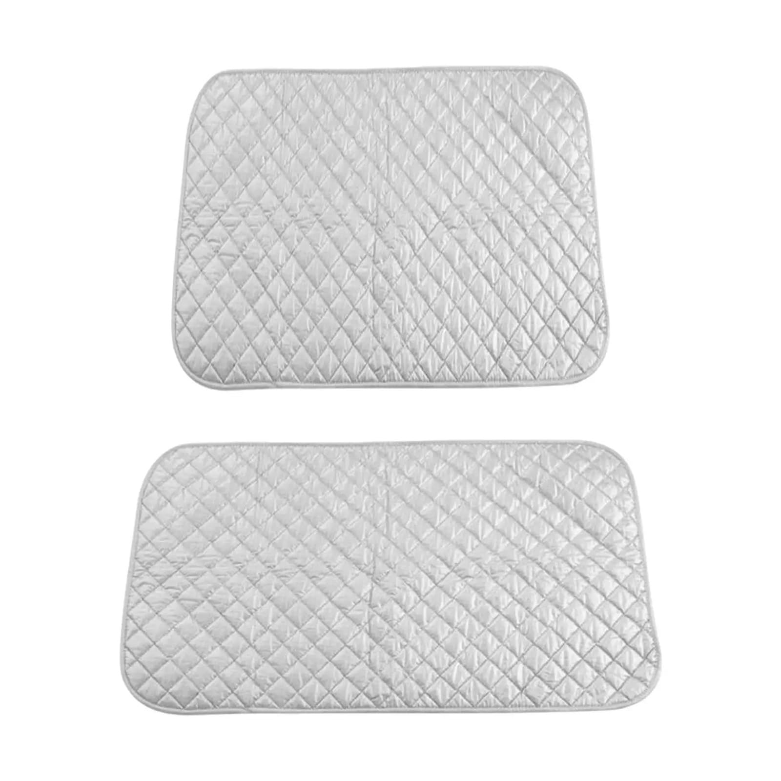 Stiro da Tavolo, Tappetino da Stiro, Coperta Spessa, ASSE da Viaggio Trapuntata, Piano da Tavolo Alternativo, Dimensioni Multiple(60cmx55cm)