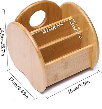 Amazon｜TOYET 10個 リモコンホルダー 木製 マルチコンパートメント