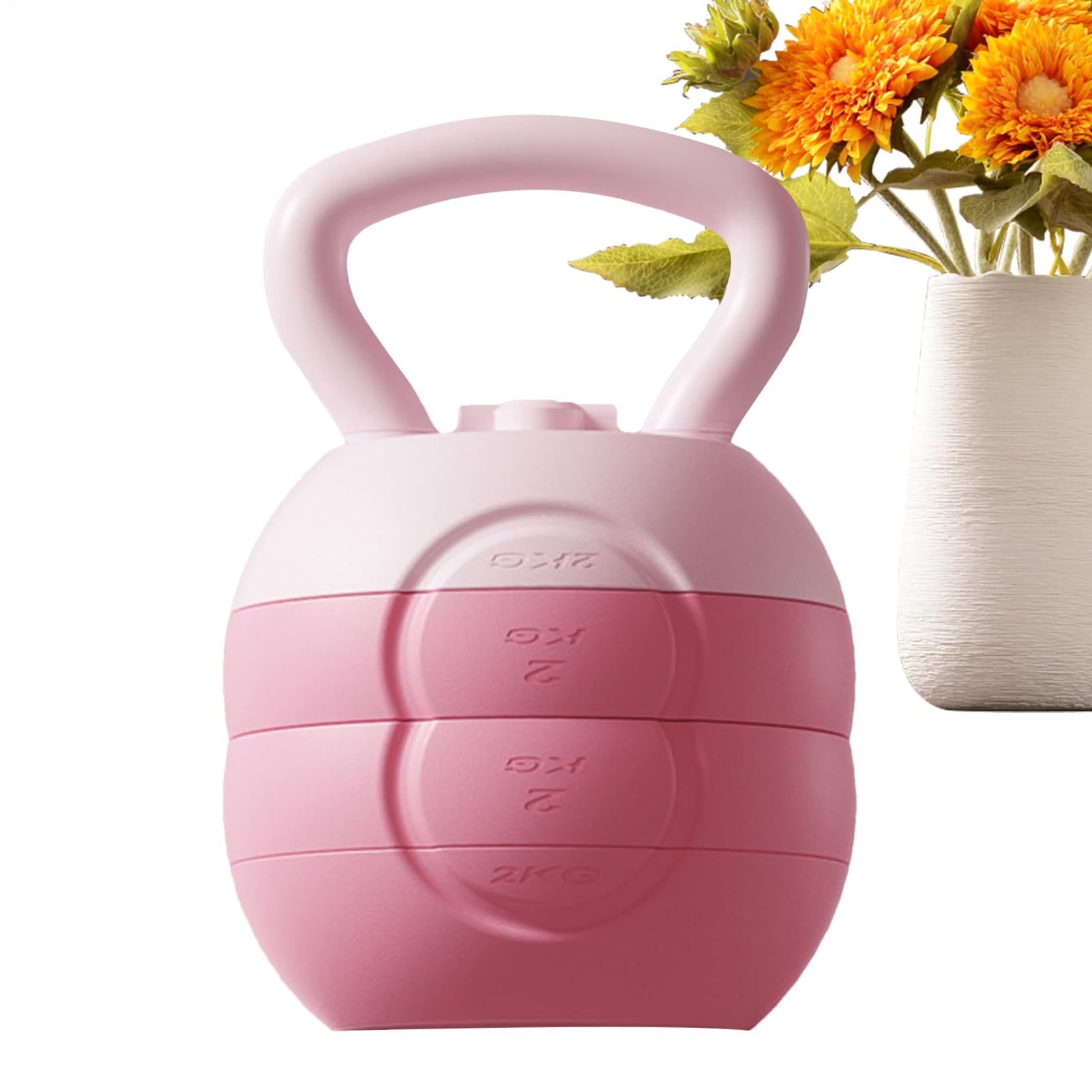 Odważnik, kettlebell fitness, sprzęt treningowy do domu, miękki trening siłowy, regulowane hantle kettlebell dla mężczyzn i kobiet, początkujących