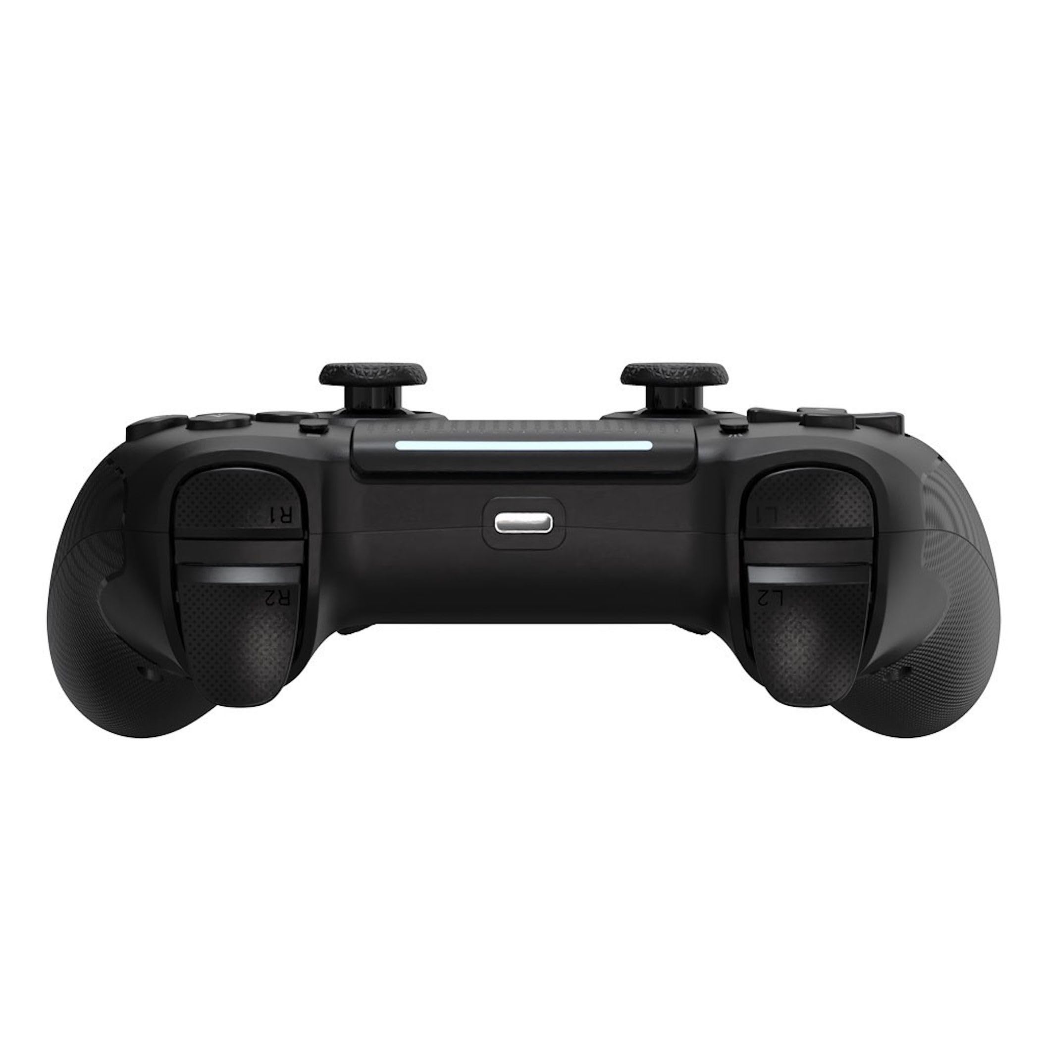 Wigento Manette gaming sans fil pour PlayStation 5, PS5 Pro et PS5 Slim avec écran OLED, macro et turbo, noir