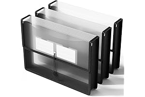 ThinkTex Plastic Expanding File Folder: Keep Your Documents Organized & Secure