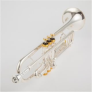 Student Brass Trumpet Bb Trumpet B Flat Brass Silver Plated Professional Trumpet Musical Instruments
