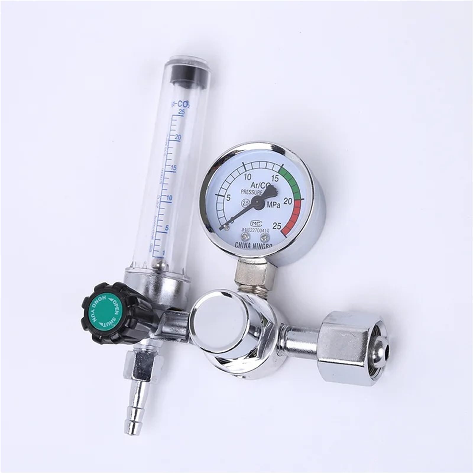 Manometr ze stopu aluminium 0-25Mpa Regulator argonu Regulator CO2 Reduktor ciśnienia powietrza Reduktor gazu Reduktor argonu G5/8 Zawór miernika