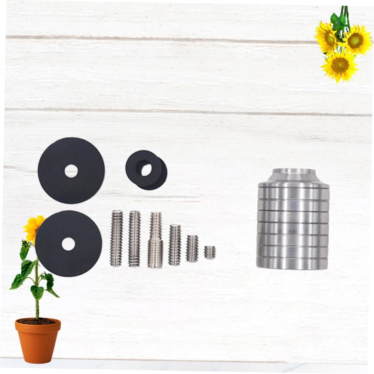 Archery Stabilizer Set Bow Stabilizer Weight Stacks Shock Absorber Screw Accessories