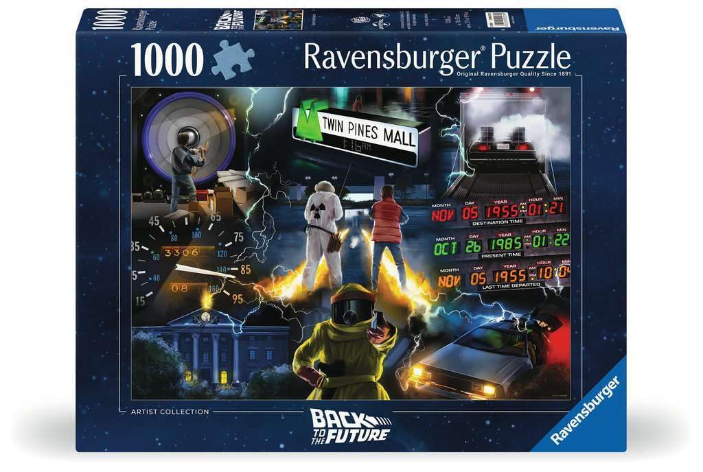Ravensburger 12000278 - Back to the Future - puzzle 1000 piezas – puzzle adultos y niños a patir de 14 años,