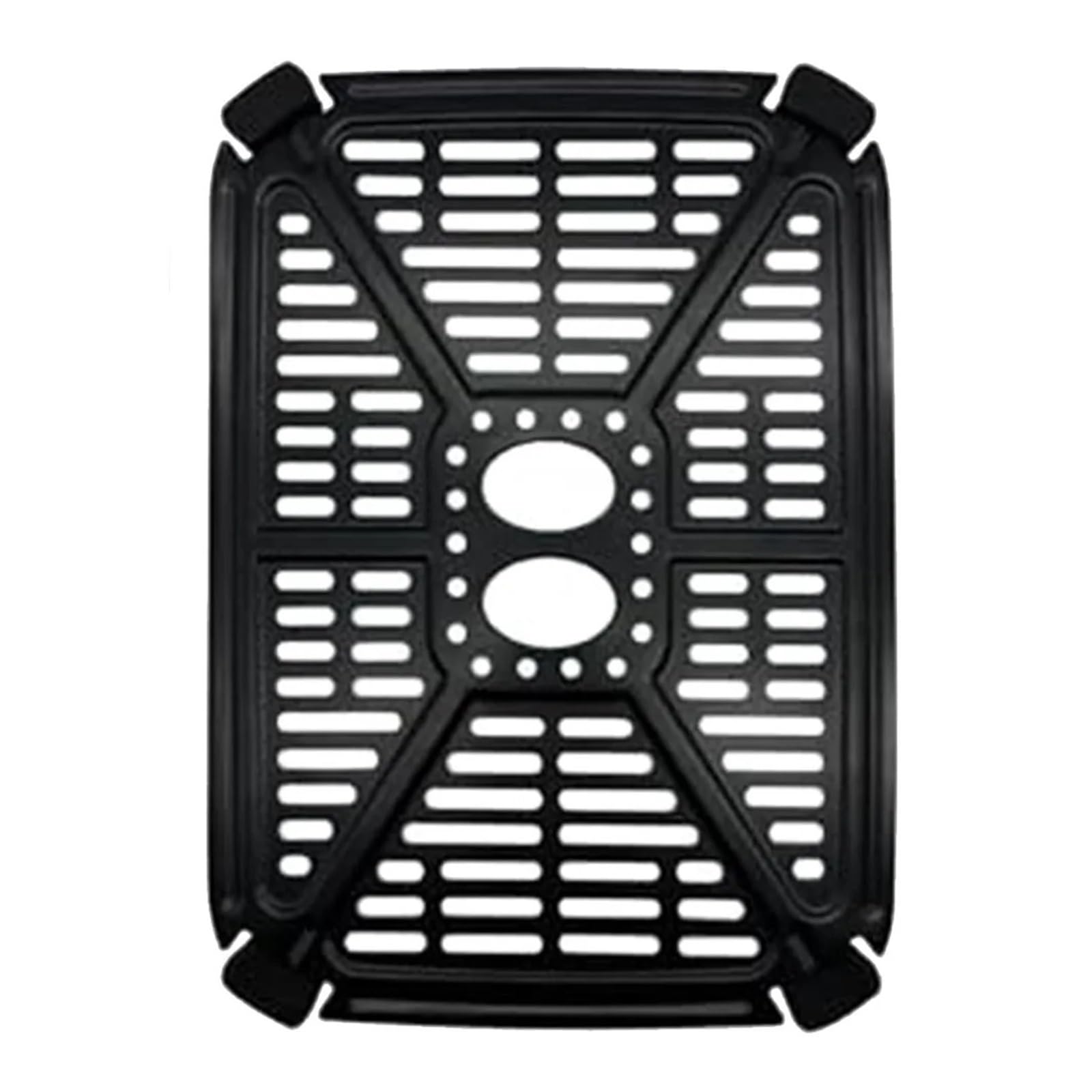 Air Fryer Grill Pan Stainless Steel Non-Stick Tray With Handle Compatible For Holstein Housewares 8 4QT-Digital Dual Basket