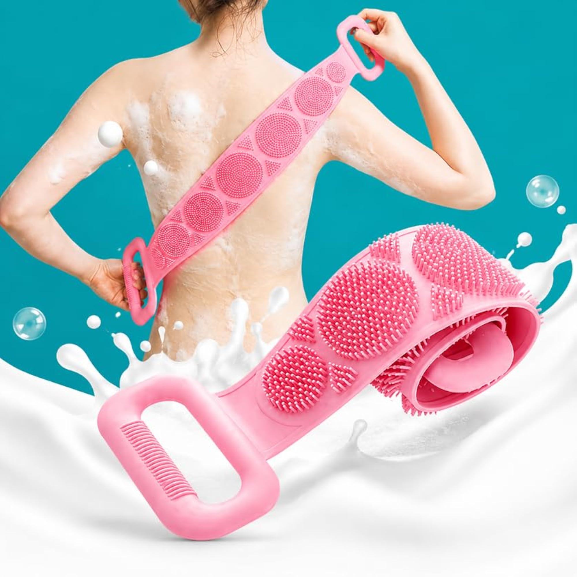 3-in-1 Silicone Bath Care Combo for Exfoliating