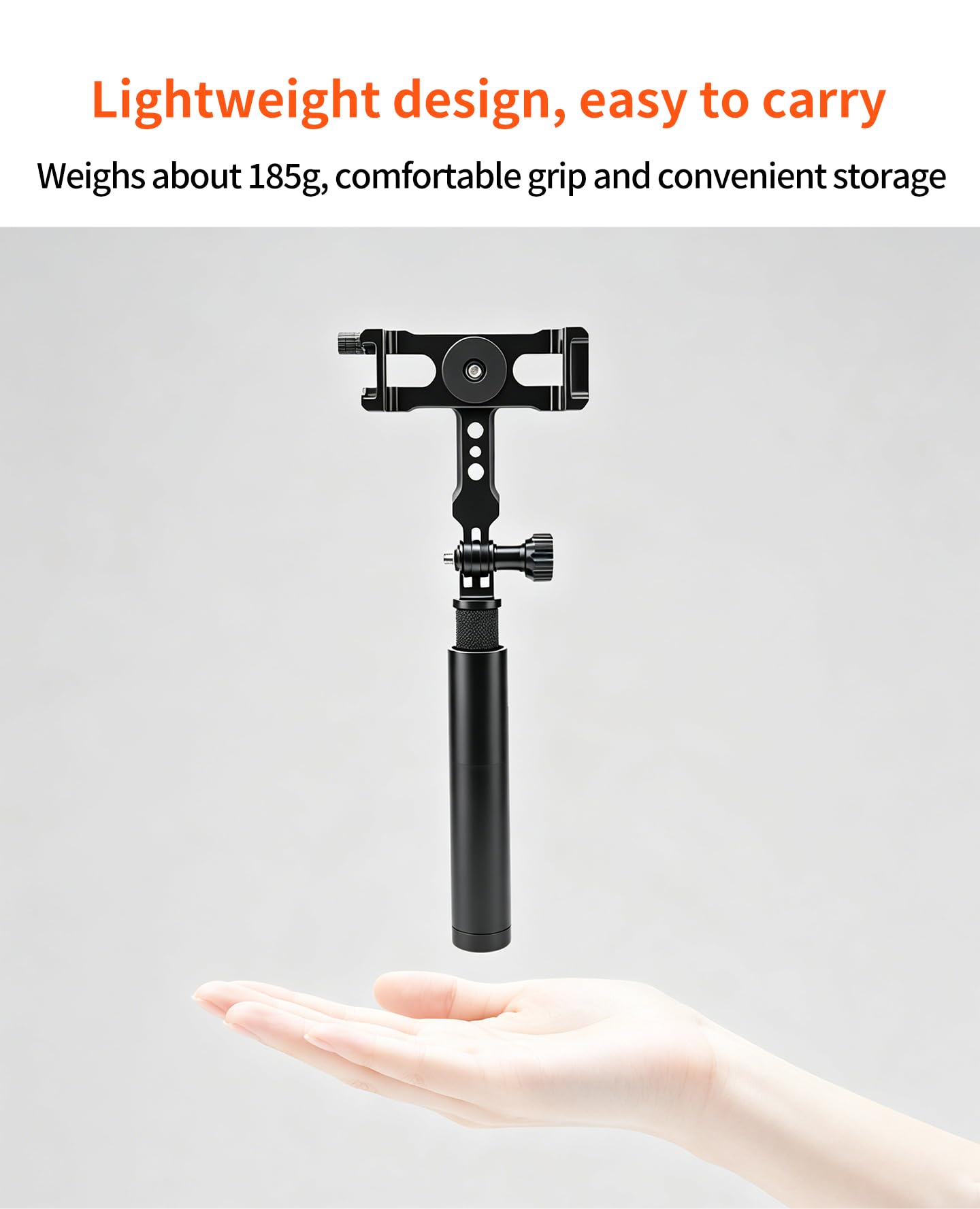 Kij do selfie, 6-częściowy uchwyt o regulowanej długości, kompatybilny z Osmo 360, X5/X4 Air/X4, Hero 13/12/11, statyw do kamer sportowych (klips do telefonu, kij do selfie)