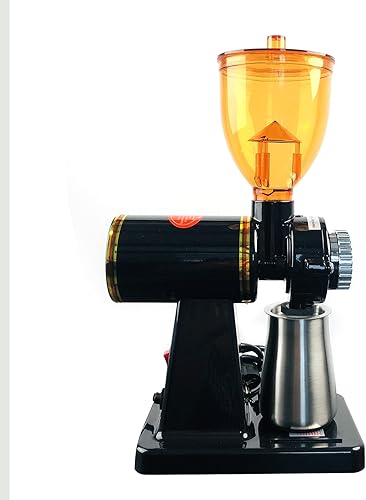 Miniatura 2 de Molinillo De Café Eléctrico Fresadora Automática De Café Fresadora Profesional Miller Con 8-Velocidad Ajustable 180W - Negro