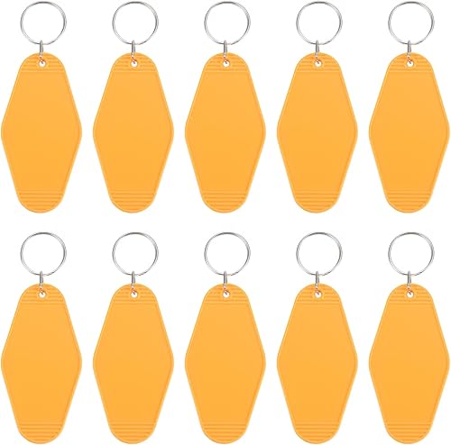 Vista 40 de PATIKIL Vintage Motel Llavero, en blanco Hotel Llaveros Llaveros