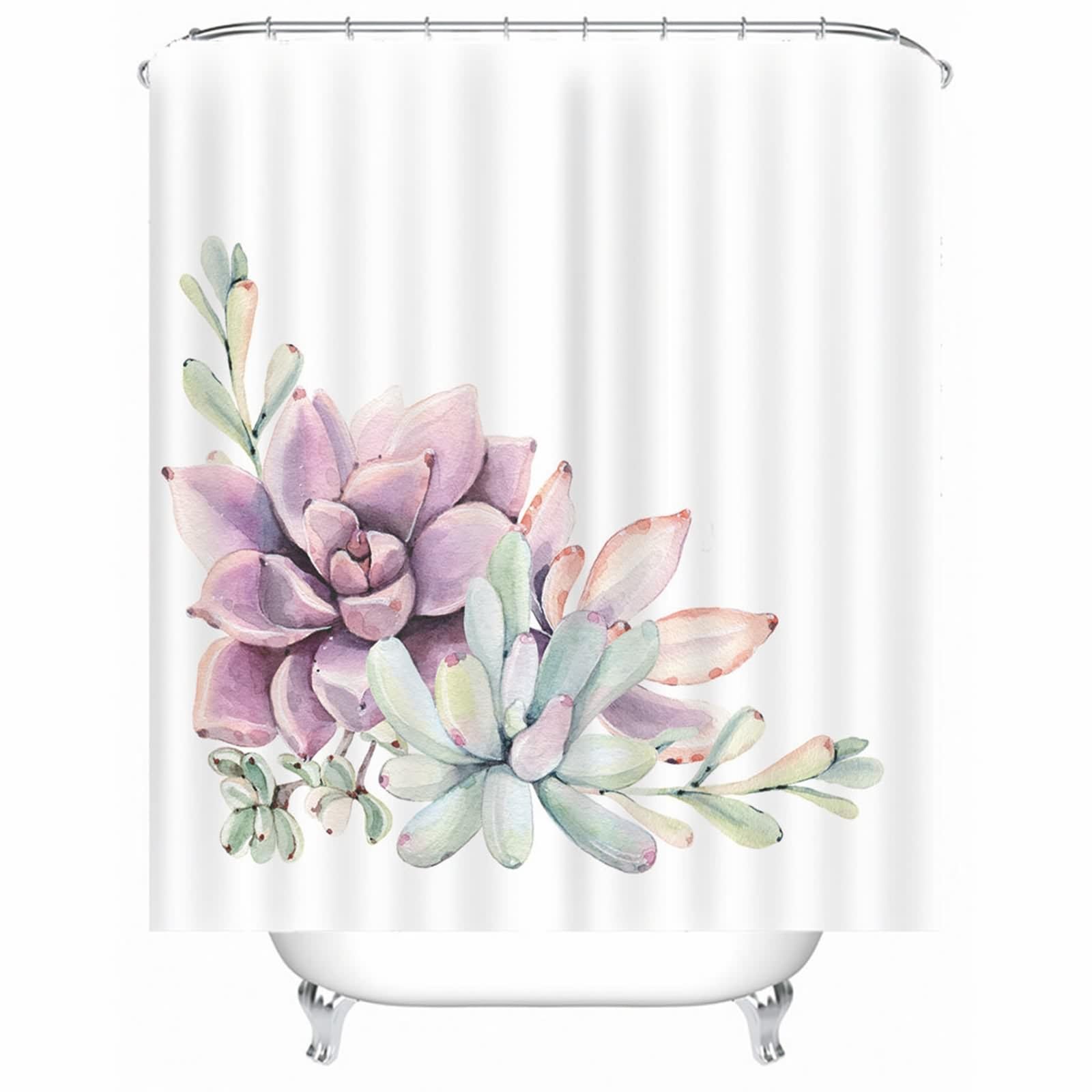 Rideau de douche manga 180x180 cm blanc pour baignoire et meuble