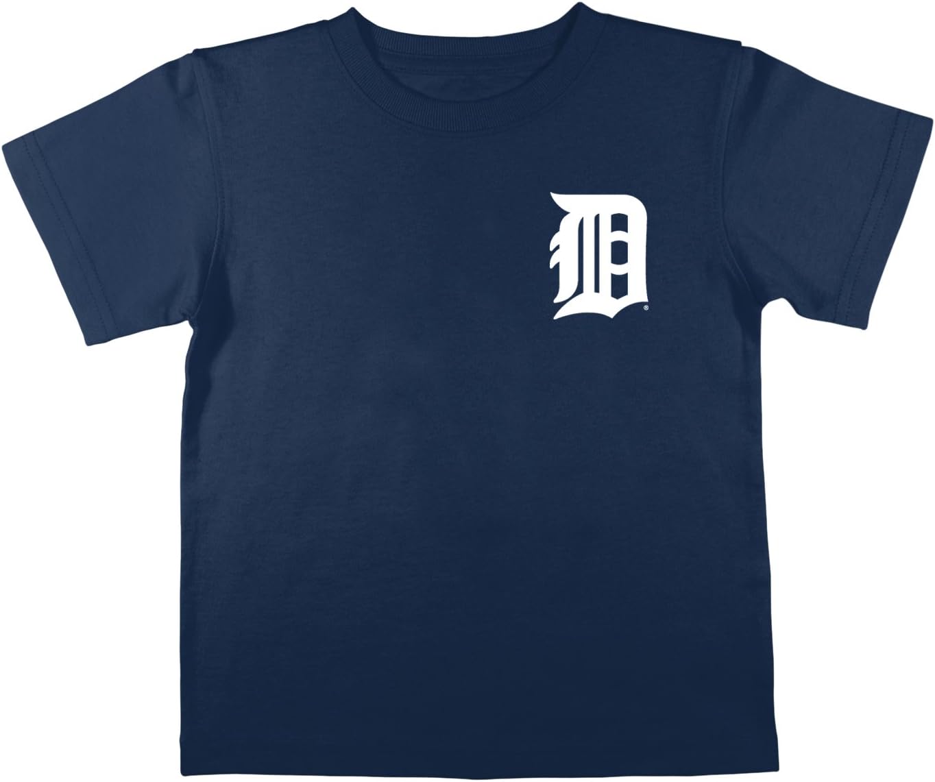 MLB Detroit Tigers Player Name and Number Tee, Navy, Large