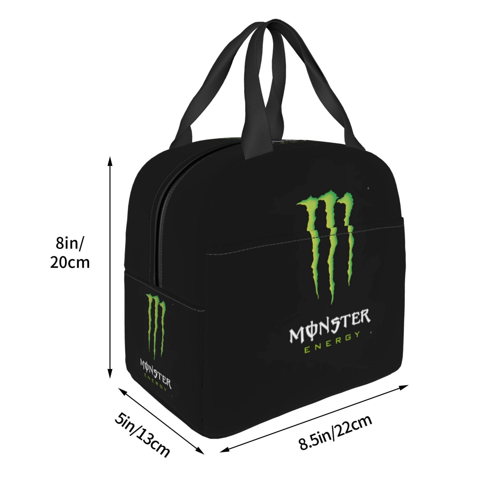 Amazon｜ランチバッグ ロゴモンスターエナジー 手提げお弁当箱 お弁当