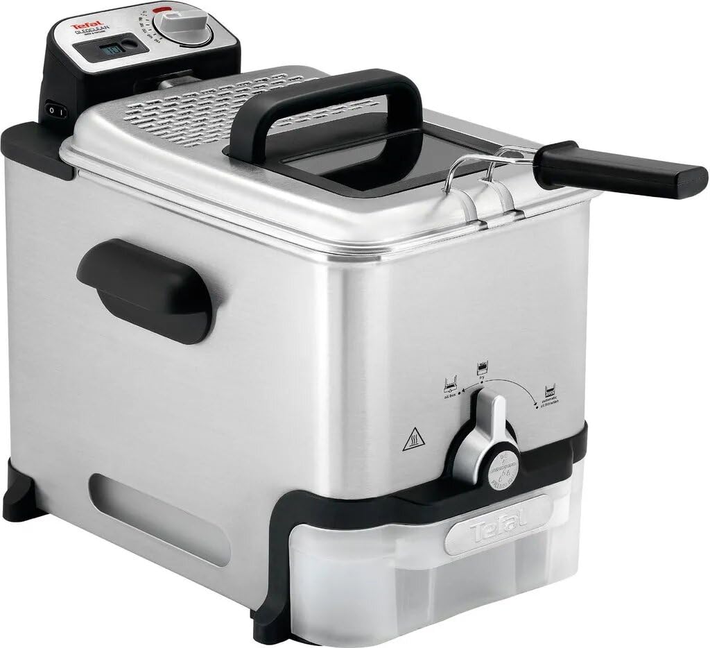 Tefal FR8041 Oleoclean Fritteuse 3,5 l 1,2 kg 2300 W Silber