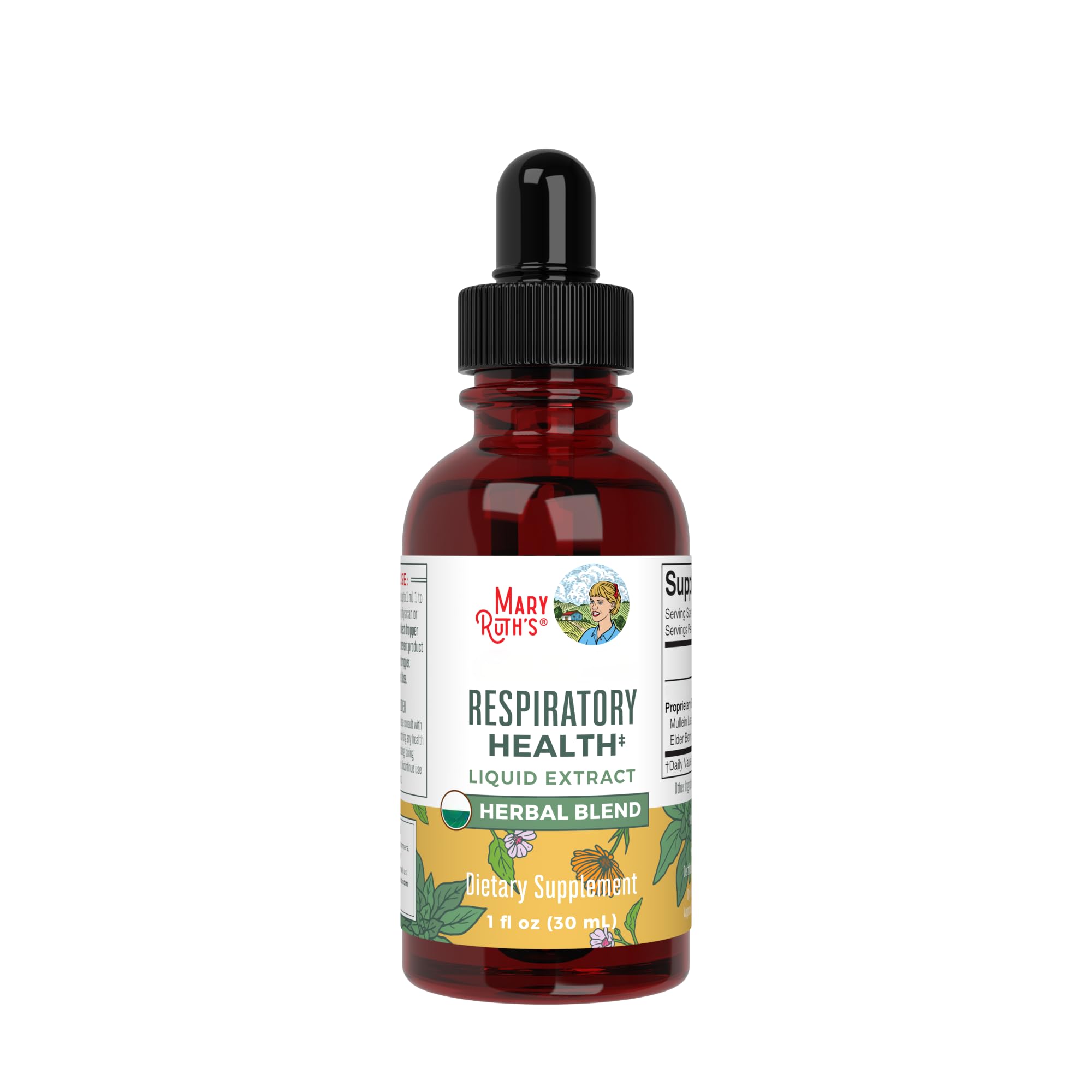 MaryRuth‘s, Respiratory Health Herbal Blend Drops, 30ml