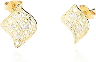 Pendientes para mujer de GioiaPura de la colección oro 750. Joya fabricada en oro de 750 (18 quilates) de color amarillo y blanco. Peso: 1,35 gramos aprox. La referencia es gp-s197864, Oro 750
