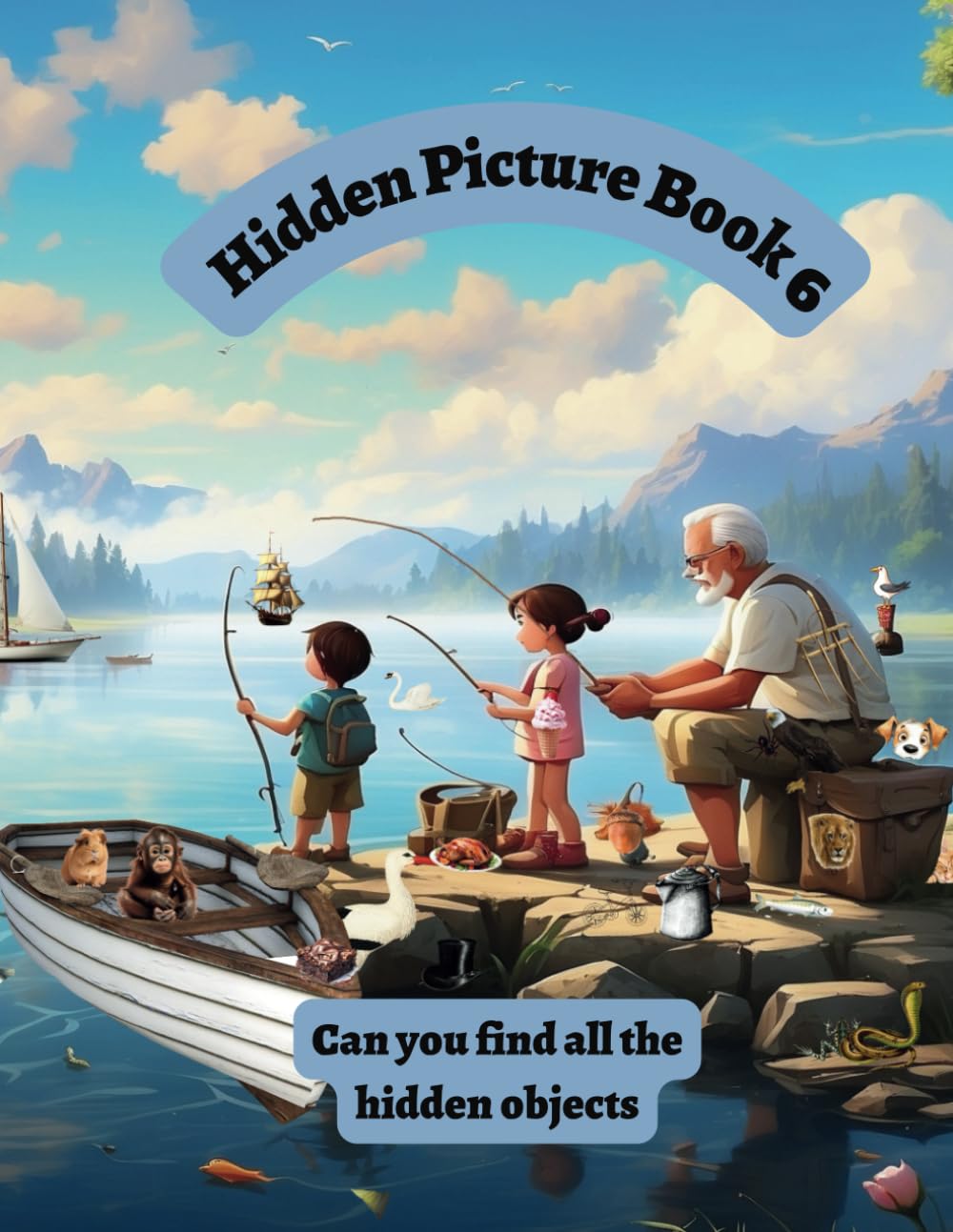 Hidden Picture Book 6: Seek and Find Hidden Objects In the Pictures