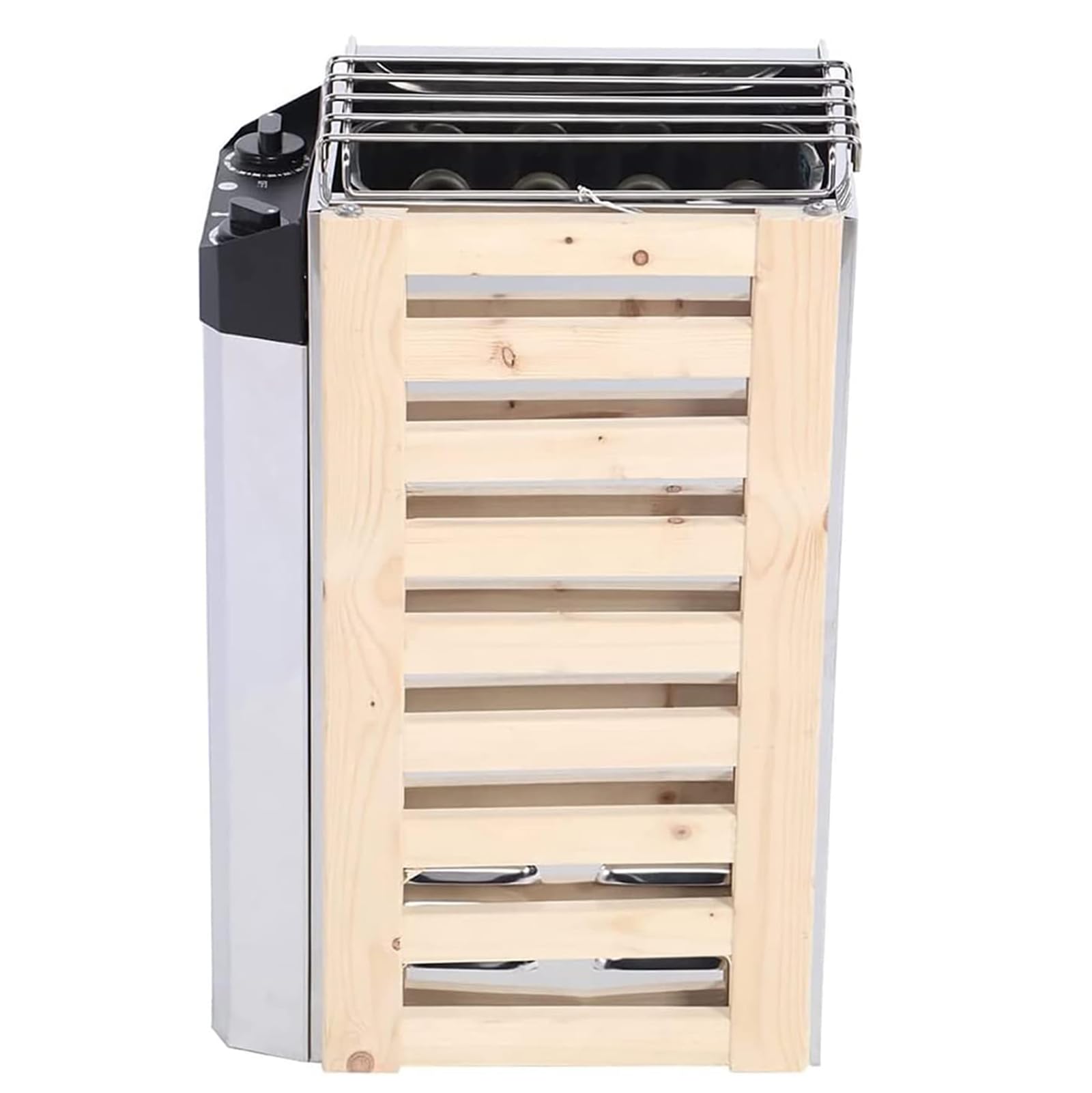 Riscaldatore Elettrico per Sauna da 3/3,6 kW - Riscaldatore Portatile in Acciaio Inossidabile per Sauna da Interni/Esterni, Ideale per casa, Hotel, Piscine e Uso Commerciale. (3.6kw)