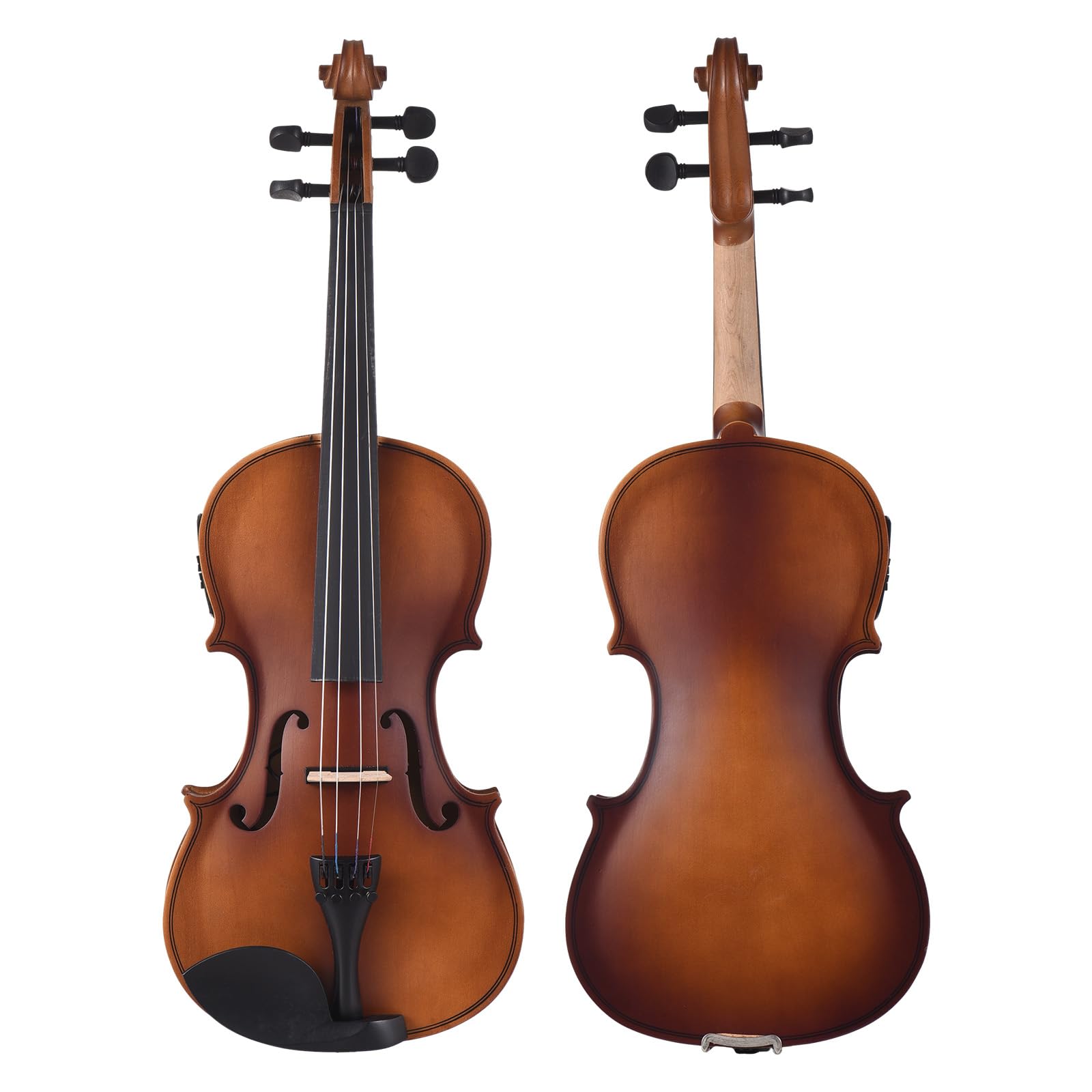 Naroote Violino, Violino per Bambini, Violino Elettrico 4/4 con Delicata Tavola in Abete Rosso per Principianti, Studenti, Studenti e Appassionati di Musica