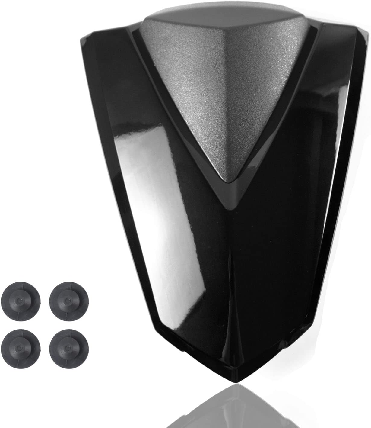 Motorcycle YZF-R3 Rear Pillion Passenger Cowl Seat Back Cover fit for YZFR3 YZF-R25 MT-03 MT-25 MT03 MT25 Accessories 2014-2022 (Black)