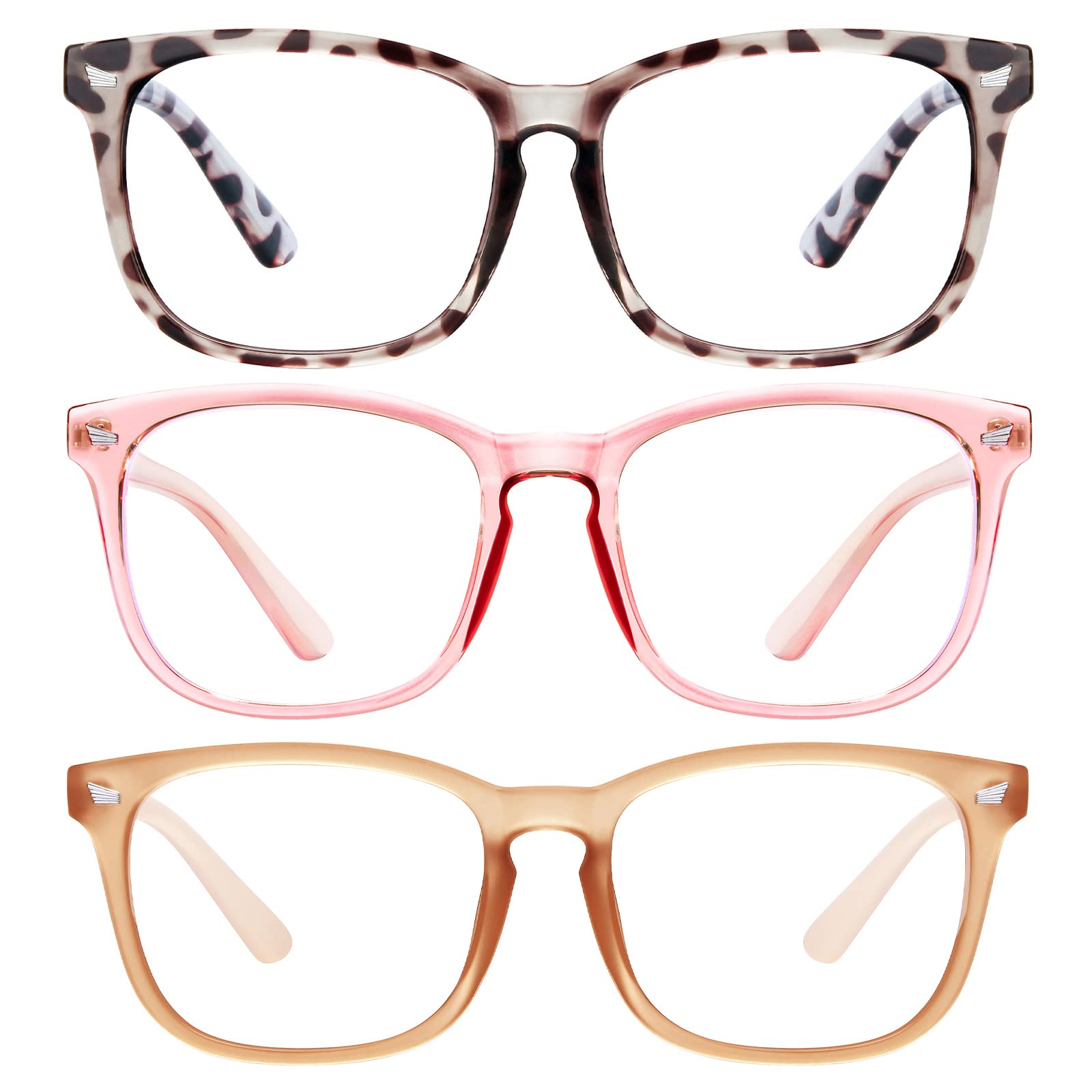 hunsquer Blue Light Glasses for Woman/Men Computer Blue Light Glasses