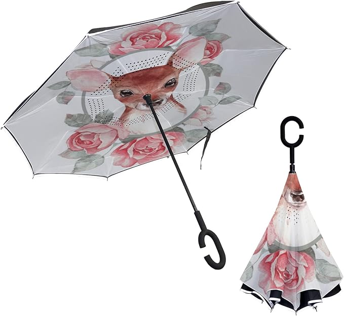 Amazon 旅人 逆さ傘 長傘 レディース 鹿と花柄 二重生地 閉じると自立可能 メンズ C型ハンドル 晴雨兼用 梅雨対策 遮光遮熱 耐風撥水 Uvカット 日傘 車用 ビジネス用 アウトドア用 大きい おしゃれ 長傘 通販 Amazon 旅人 逆さ傘 長傘 レディース 鹿と花柄 二重生地 閉じると自立可能 メンズ C型ハンドル 晴雨兼用 梅雨対策 遮光遮熱 耐風撥水 Uvカット 日傘 車用 ビジネス用 アウトドア用 大きい おしゃれ 長傘 通販