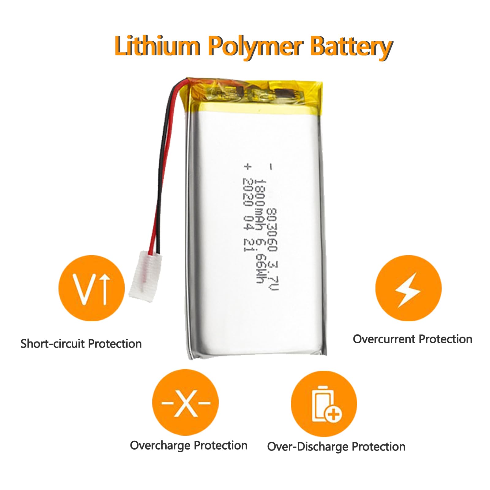 Batterie Drone Lithium 3000mAh 7,4V Pour L800 PRO2 – Légère, Portable, Avec Protection Surcharge, Coque Robuste