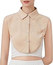 Women's Cotton Collar Insert, Removable Collar, Half Shirt Blouse, Women's Blouse Collar Insert, Fake Collar for Women, One Size Fits Most