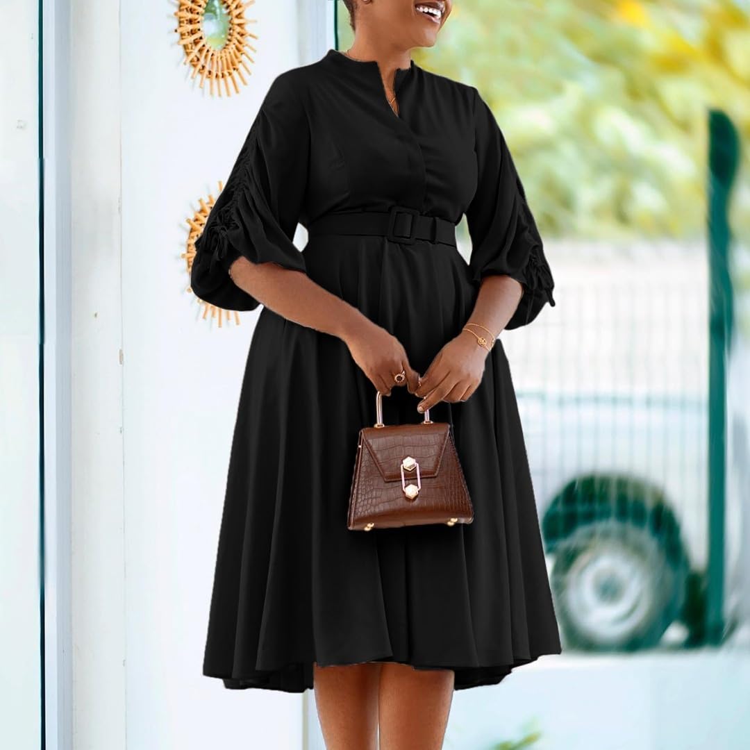 3x black dress Romee Sweater Dress in Black- Plus (2X,3X) Black / 3X main image 0