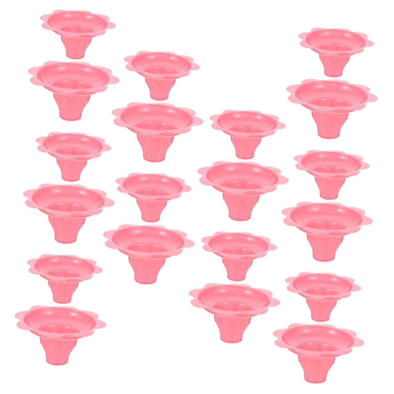 FOMIYES 20pcs Snow Cone Ice Cream Holders Ice Cream Packing Cups Ice Cream Cup Ice Cream Bowl Ice Cream Container Yogurt Storage Bowl Dessert Storage Cups Portable Ice Holders Smoothie Cup