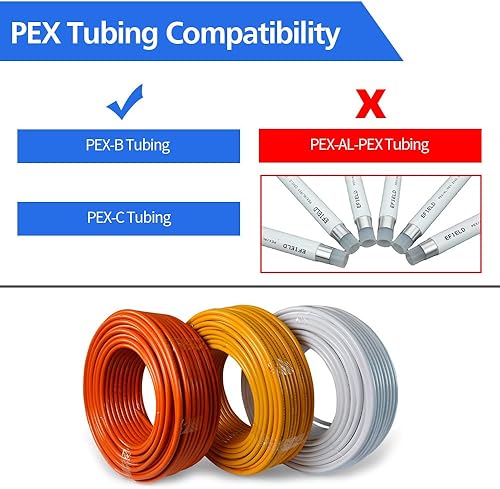 Miniatura 5 de 4 válvulas de bola PEX, válvula de bola de cierre de puerto completo de latón PEX de 34 pulgadas, válvula de bola de cierre de puerto completo de