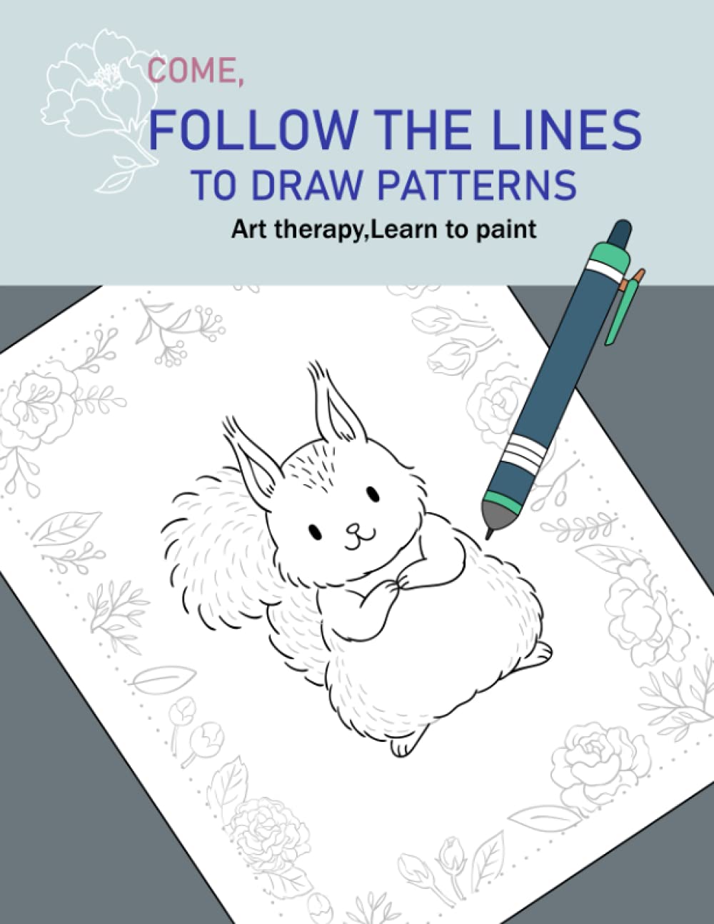 Come, follow the lines to draw patterns: Art therapy, learn to paint, relax and relieve stress,From 9 years old to adult