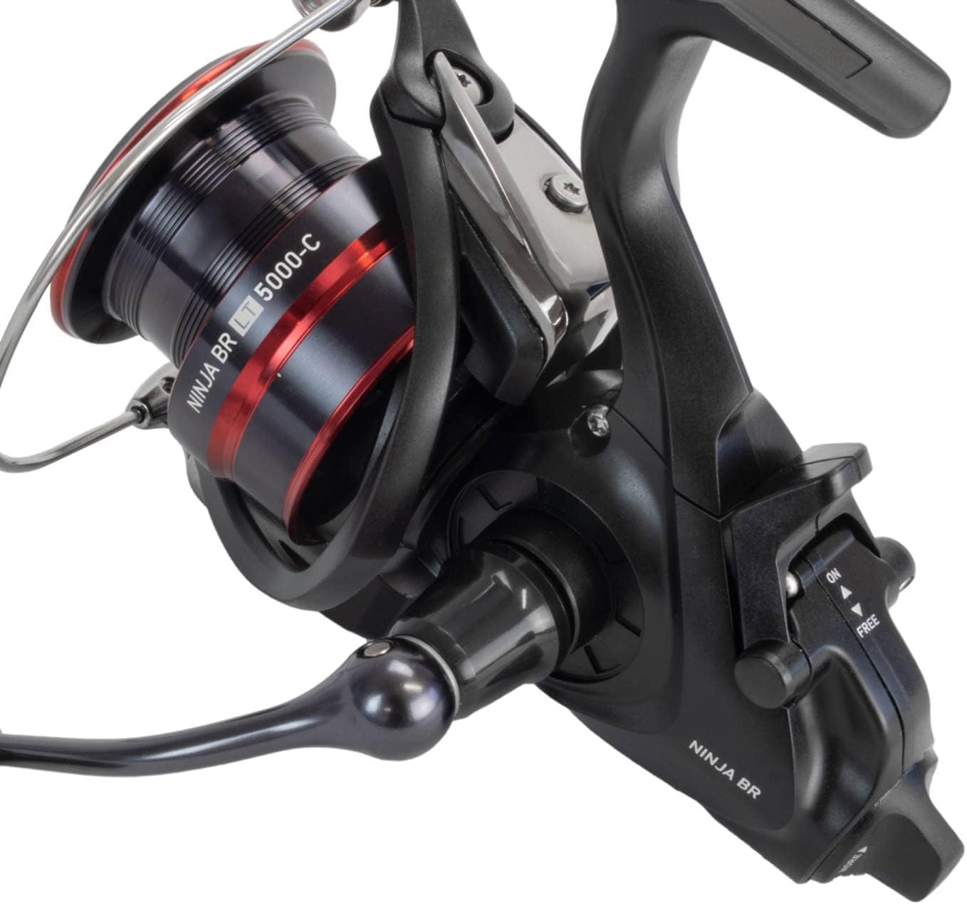 Daiwa Ninja BR LT 5000-C Fishing Reel, showing the handle and body